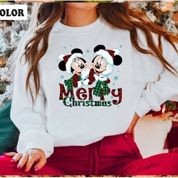 Dominique
B Other - Mickey Merry Christmas Sweatshirt Disney Christmas Sweatshirt Holiday Gifts